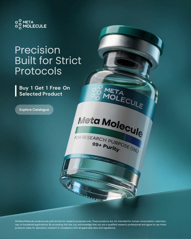 Meta Molecule ad creative — Bundle offer · Precision for strict protocols