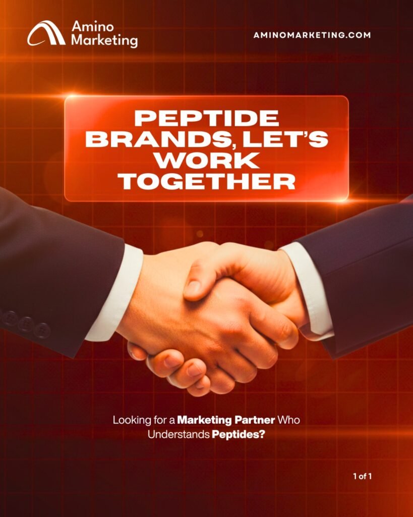 Why Your Peptide Brand Needs a Specialist Partner