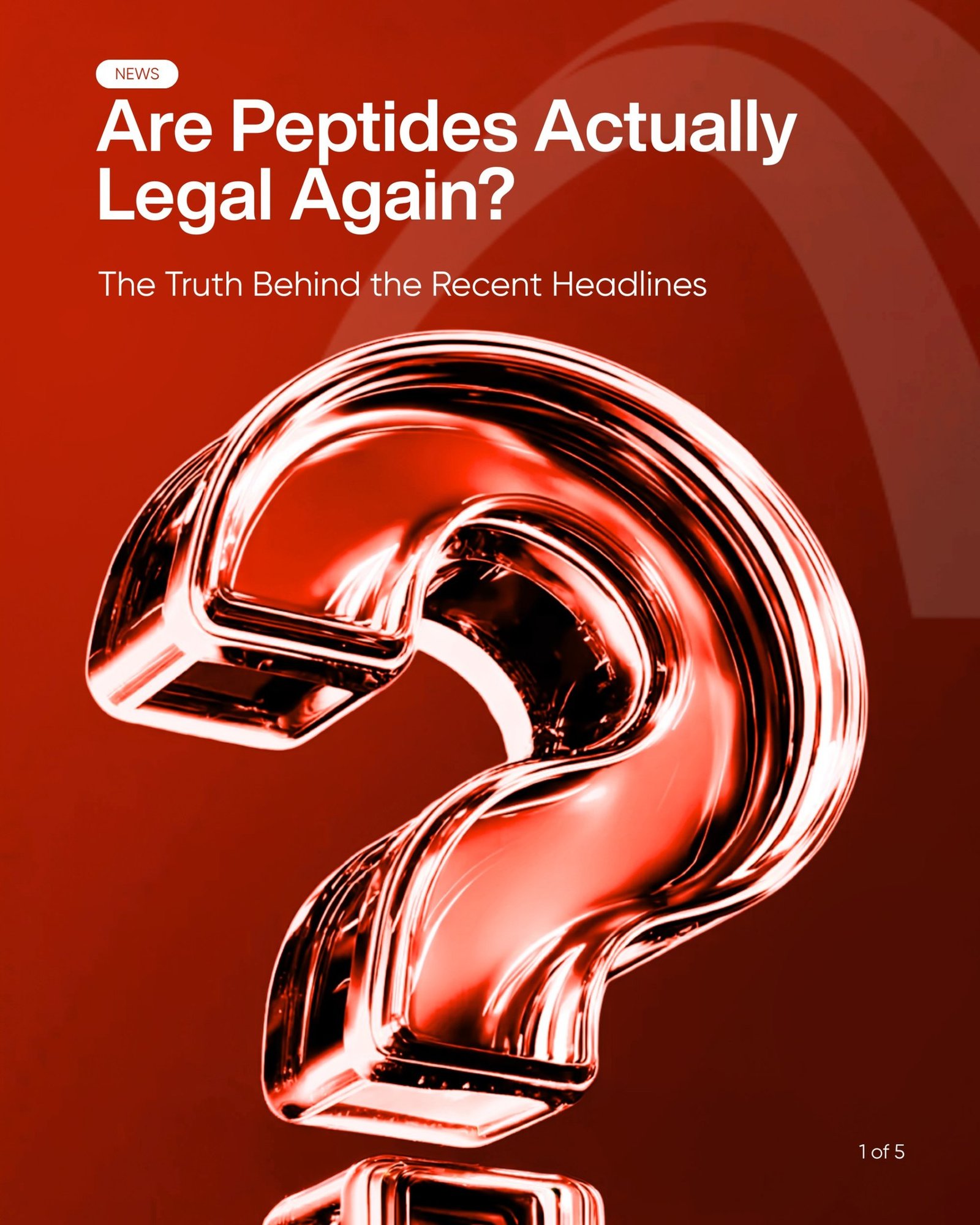 Are Peptides Actually Legal Again? The Truth Behind the Headlines