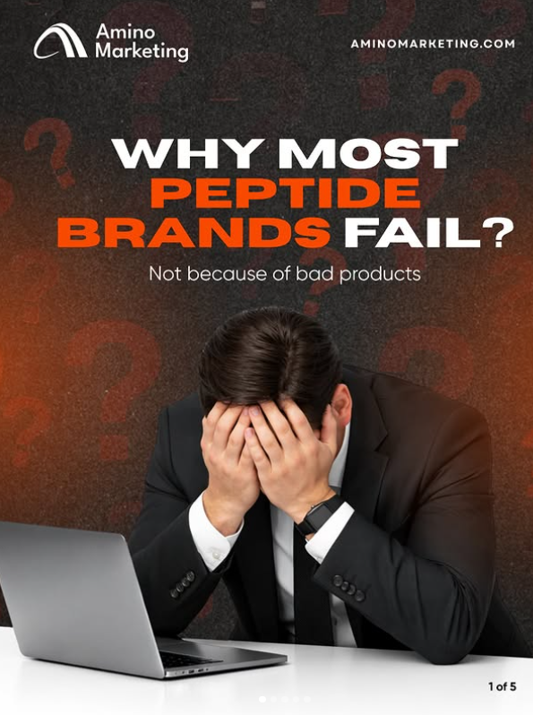 Why Peptide Brands Fail Without a Stable Marketing System