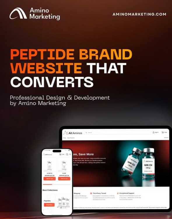 Why Peptide Brands Need High-Converting Websites to Scale Online