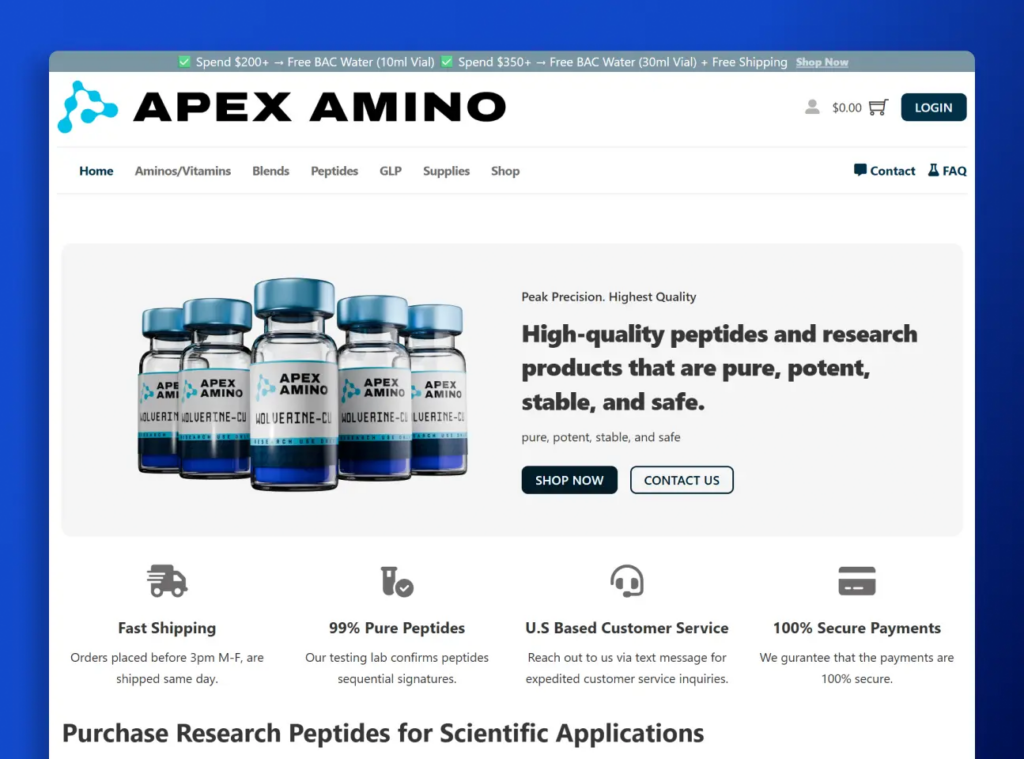 apex aminos