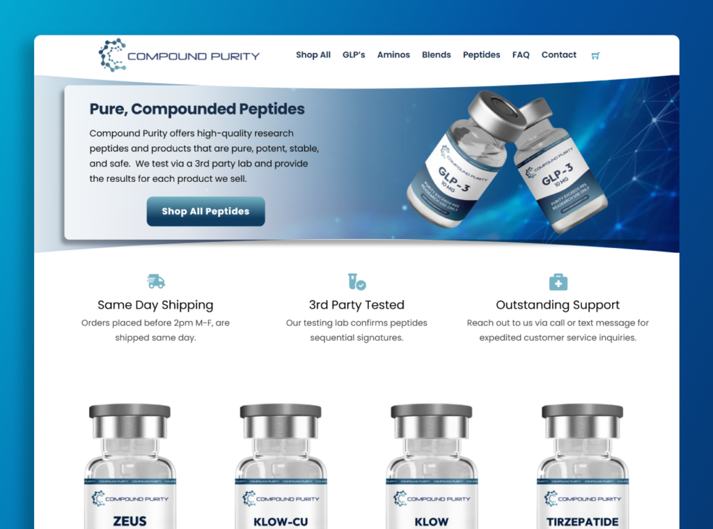 compound purity