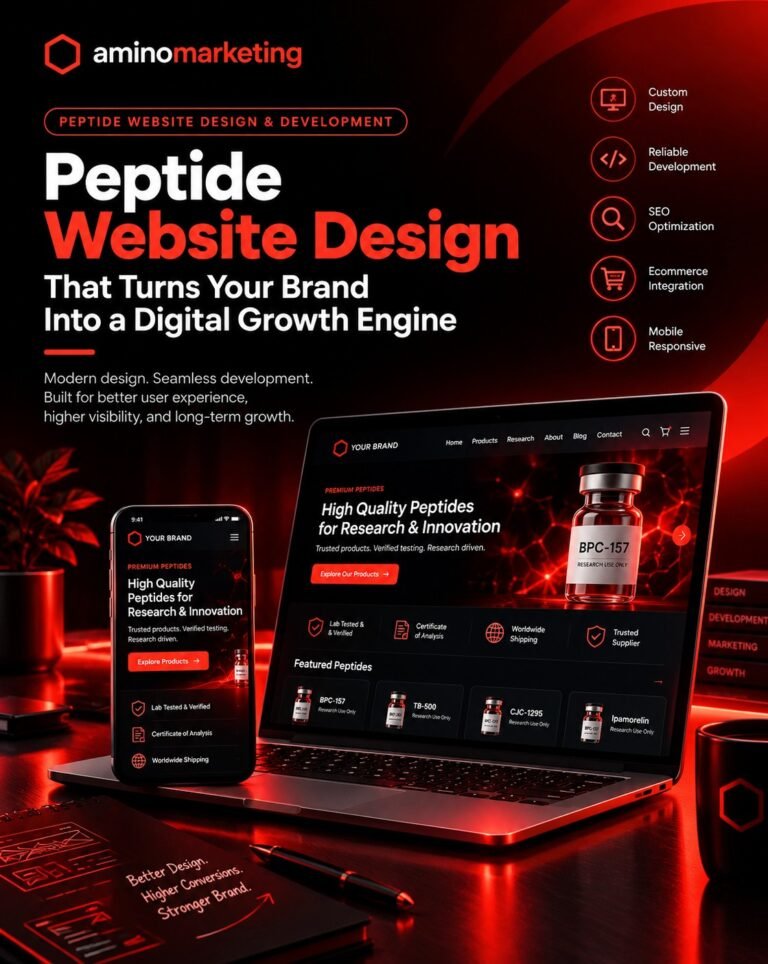 Peptide Website Design