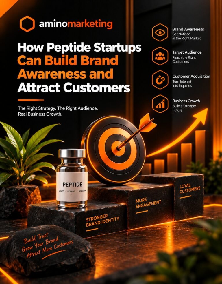 How Peptide Startups Can Build Brand Awareness and Attract Customers