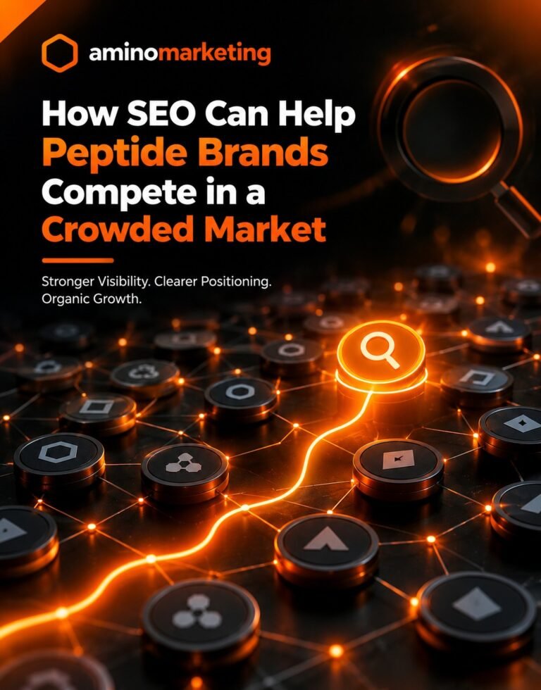 How SEO Can Help Peptide Brands Compete in a Crowded Market 
